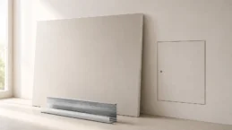 Cover della categoria cartongesso con tre elementi rappresentativi delle principali aree funzionali.