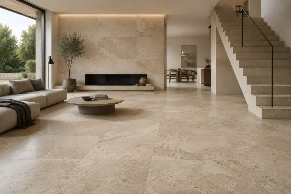 Superficie in pietra naturale rappresentata in modo realistico, con attenzione a superficie, materiale e contesto di utilizzo.